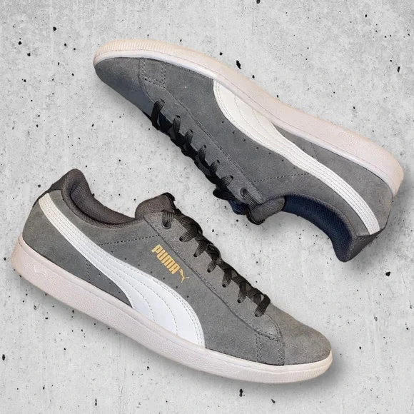 puma suede classic steel grey